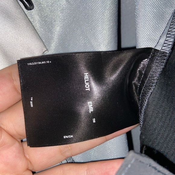 Heliot Emil Gray Nylon Cargo Ski 🎿 Pants Men’s Size 48 w glow in the dark logos - Picture 15 of 16